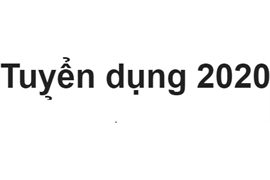 THÔNG BÁO TUYỂN DỤNG